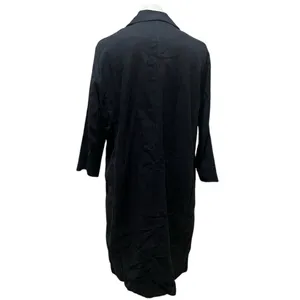 All:Row Women's Black Long Blazer Coat Medium Linen thumbnail 6