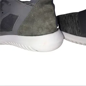 Adidas Originals Tubular Defiant Gray Marl Knit Suede Womens Sneakers Size 9 thumbnail 10