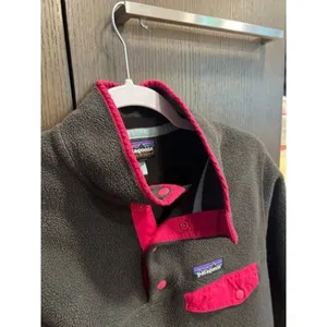 Patagonia Synchilla‎ Lightweight Snap-T Pullover jacket pink medium thumbnail 2