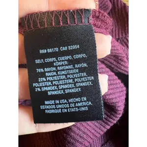 Anthropologie Maeve Burgundy Cowl Neck‎ Oversize Sweater Size XS Women Modern thumbnail 10