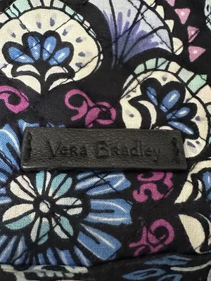 Vera Bradley Triple Zip Hipster Crossbody Shoulder Bag "Bramble" Pattern Adjust thumbnail 4