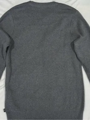 Vans Cardigan Unisex Sz Small Dark Gray Button Down thumbnail 3