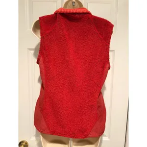 Patagonia R Series Fleece Vest Women’s M Red Zip Regulator Polartec Gorpcore thumbnail 2