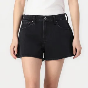 Abercrombie & Fitch The A-Line Short Mid Rise in Black thumbnail 1