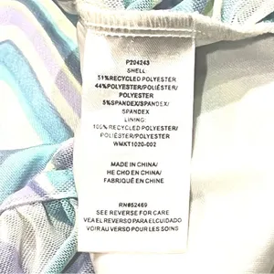 Madden NYC Pastel Corset Ruched Top in Nantucket Breeze Size XL thumbnail 7