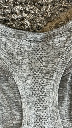 grey lululemon swiftly racerback tank top thumbnail 3