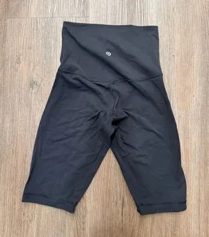 Lululemon Align super high-Rise Short 10" Black Nulu Biker Shorts Womens Size 4 thumbnail 1
