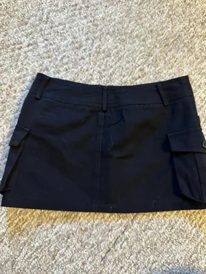 Edikted black mini skirt thumbnail 3