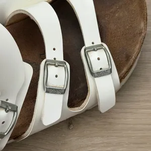 Birkenstock Birki’s Florida Birko-Flor sandals in white thumbnail 7