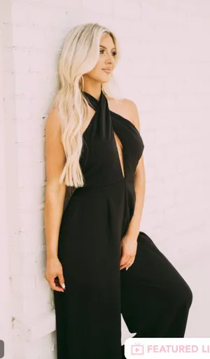 These Three Boutique Wide Leg Halter Neck Jumpsuit thumbnail 4