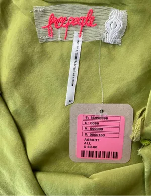 Free People Green Satin Midi Skirt thumbnail 3