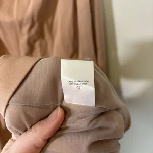 NBD Women's Small Long Dress Beige Nude‎ Cutout Slit Stretch thumbnail 3