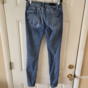 Buckle Black Fit No. 13 Skinny Jeans Womens 27x32 Low Rise Stretch Denim Fitted thumbnail 2