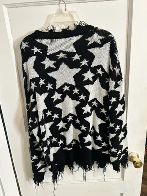 Inner Circle Star Macy's Distressed Sweater thumbnail 2