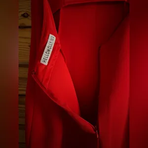 Hello Molly Red Bodycon Crepe Dress | Size M | Adjustable Straps thumbnail 3