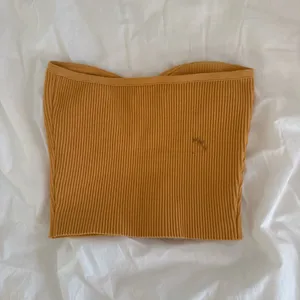 Aritzia Orange ribbed tube top thumbnail 3