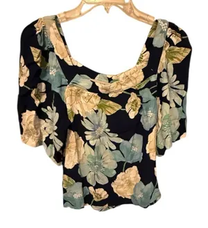 Loft Floral Top thumbnail 1