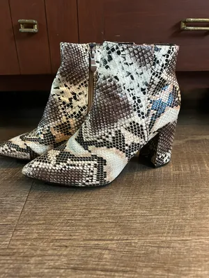 Snakeskin Boot Size 7 thumbnail 1