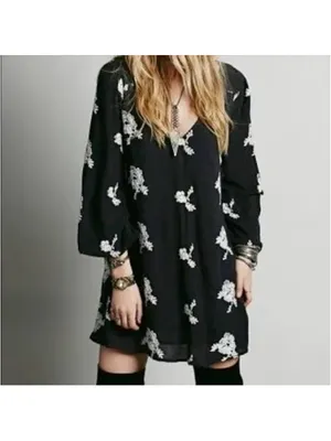 Free People Austin Mini Dress Size L (22” PTP) thumbnail 9