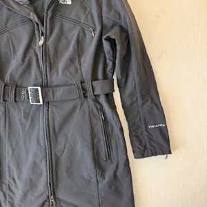 The North Face Apex Belted Softshell Trench Coat Jacket Womens Large Black thumbnail 11