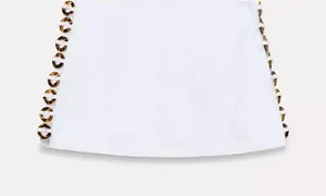 Zara Tortoise mini skirt thumbnail 1