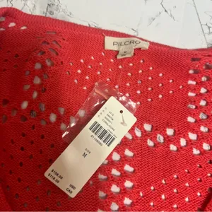 NWT‎ Anthropologie Pilcro Pointelle Babydoll Sweater Sz M thumbnail 8