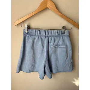 Aerie Light Blue Raw Hem Sweat Shorts XXS thumbnail 3