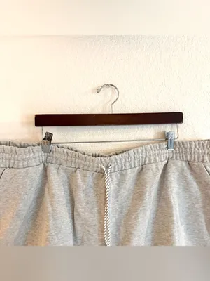 NWT PARKE for Target Women’s Lounge Sweat Shorts Gray Grey Plus Size 2X thumbnail 4