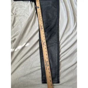 The Limited Metallic Coated Legging Jean Black Silver Skinny‎ Pants Womens 4 thumbnail 6