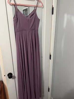 Purple Bridesmaid Azazie Dress thumbnail 2