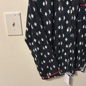 Victoria's Secret Black and White Patterned women,s nightshirt thumbnail 6