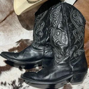 Vintage Real Leather Cowboy Boots Festival Rave‎ Burning Man B22 thumbnail 2