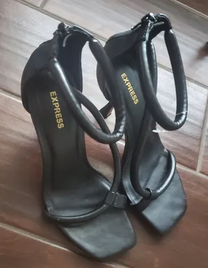Express 2 inches strappy heels in size 7 in black new thumbnail 1