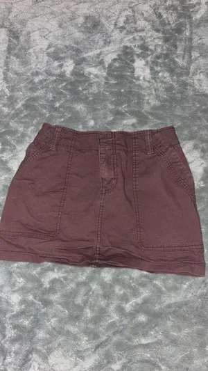 brown mini skirt  thumbnail 2
