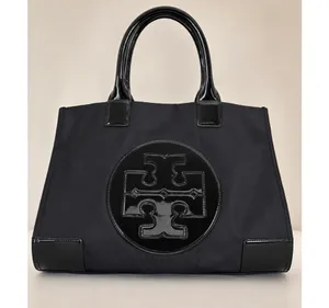 Tory Burch Ella Black Nylon Tote thumbnail 17