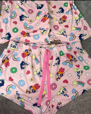 Powerpuff Girls Pajama Set Pink Size L thumbnail 4