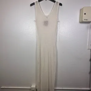 Shade & Shore Womens Off-White Knit Sleeveless Cover-Up Dress‎ XL 238073189 thumbnail 2