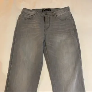 Levi’s Gray Flatters & Flaunts Skinny Leg Jeans 30 Grunge Whimsigoth Festival Em thumbnail 4