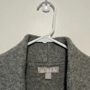 J. Crew Gray Cocoon‎ Merino Wool Alpaca Blend Sweater Blazer Size XS thumbnail 4