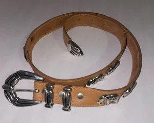 Vintage Elephant Concho Belt Women Size S Antique Western Country Boho Y2K thumbnail 1