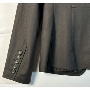 The Limited Brown Two Button Blazer pockets faux belt on‎ back work casual 8 thumbnail 4