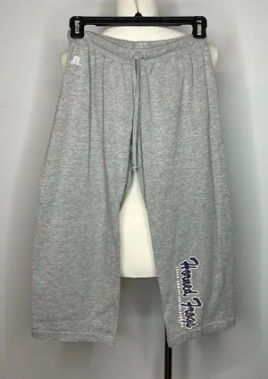 Russell Athletic Grey "Horned Frogs" Capri Sweatpants thumbnail 1