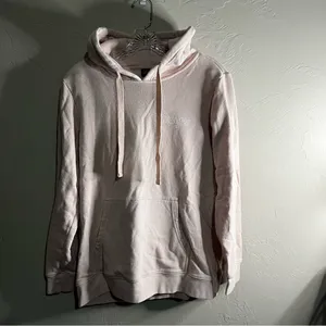 Wrangler Retro Soft Pink Spell-out‎ Kangaroo Pocket Pullover Hoodie thumbnail 2