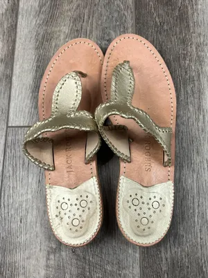 Jack Rogers Gold Sandals thumbnail 2