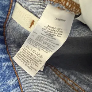 Madewell Mid-Rise 90s Straight Leg Jeans Blue Denim Released Hem‎ Boho Size 27 thumbnail 11