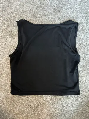 Square Neck Tank Top Black Size M thumbnail 3
