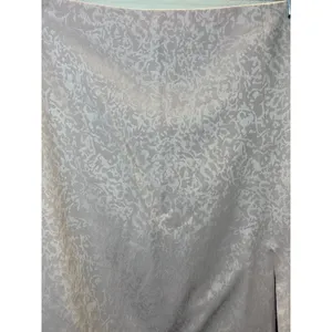 House of Harlow 1960 Mini Skirt Womens XL Pink Jacquard Slit Satin thumbnail 5