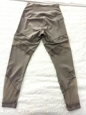 EXCELLENT Lululemon Forget The Sweat High Rise Tight 25" Grey Purple Leggings 8 thumbnail 6