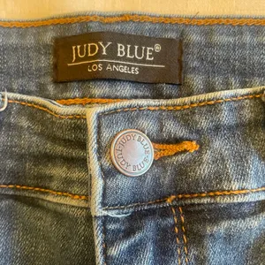 Judy Blue Size 9/29 Buffalo Plaid Patch Skinny Blue Ripped Denim Jeans JB8268DK thumbnail 5