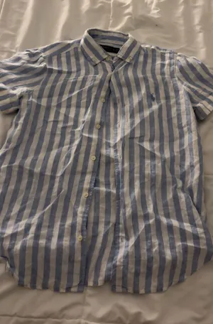 polo ralph lauren striped button up  thumbnail 1